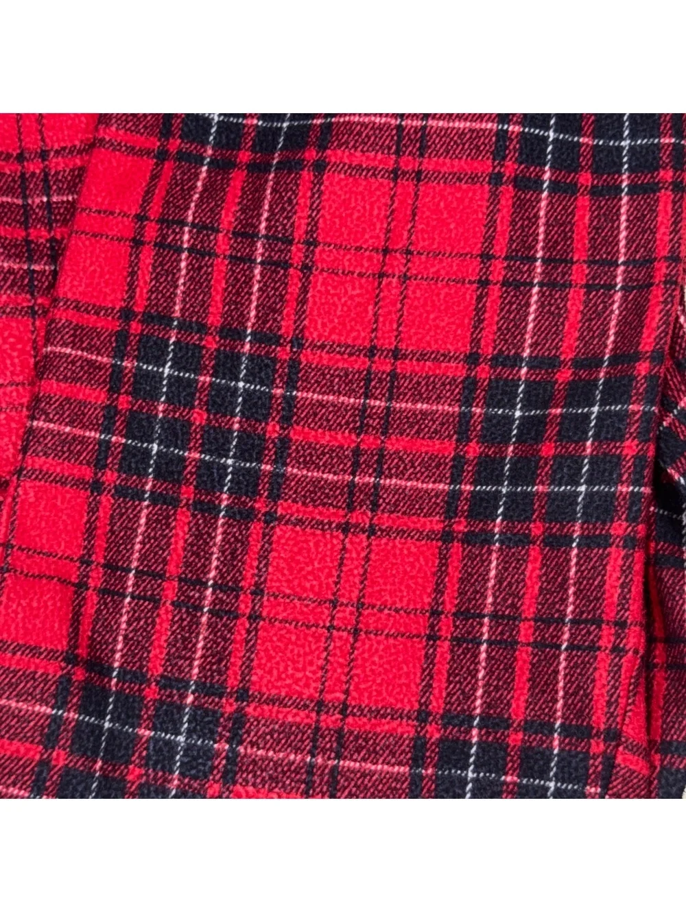 Old Navy Girls L 10-12 Red Plaid Fleece Pajama Pants